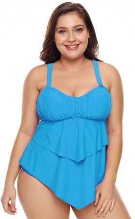 Women's Plus Size Two-Piece Swimsuit