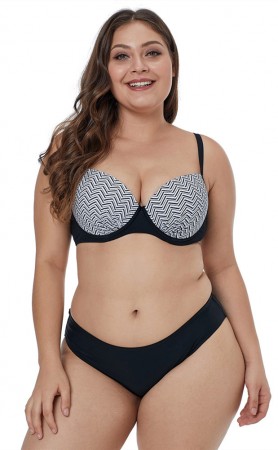 Plus Size Checkered Sexy Sling Bikini Swimsuit