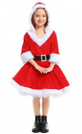 Christmas Red Santa Child Dress