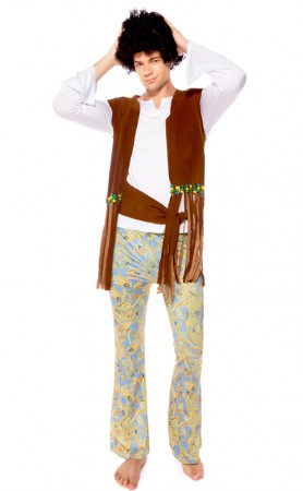 Retro Hawaiian Style Hip Hop Singer Performance Costume