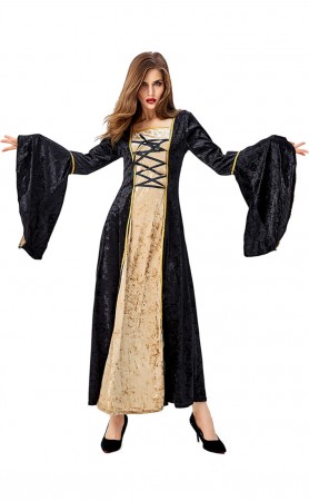 Halloween Uniform European Medieval Retro Aristocrat Dress 