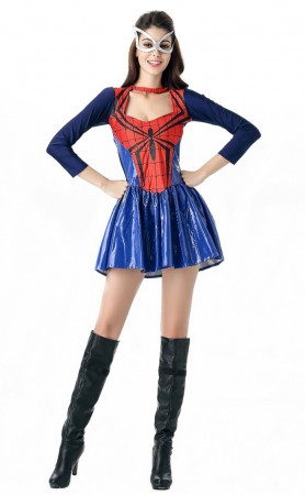 Halloween Spiderman Female Cosplay Costume