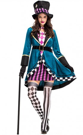 Halloween Wizard Of Oz Female Magician Cosplay Costumes