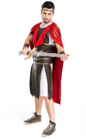 Halloween Man Spartan Warrior Costume