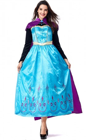 Halloween Anime Princess Aisha Ice Queen Costume