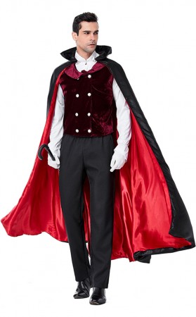 Halloween Party Cosplay Vampire Earl Gula Men's Clothing