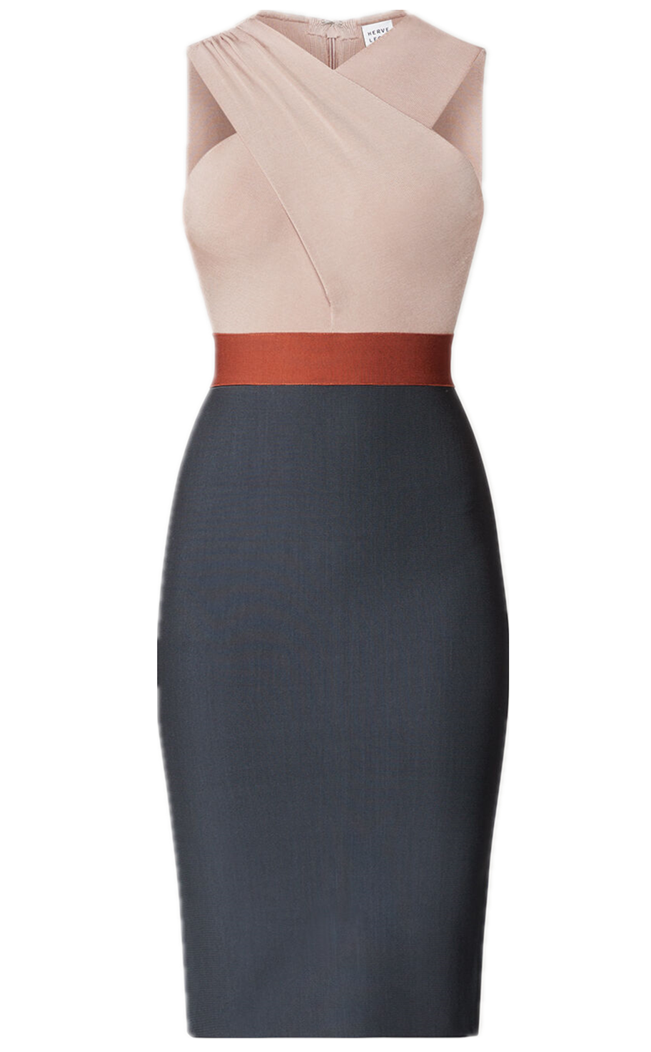 herve leger midi dress