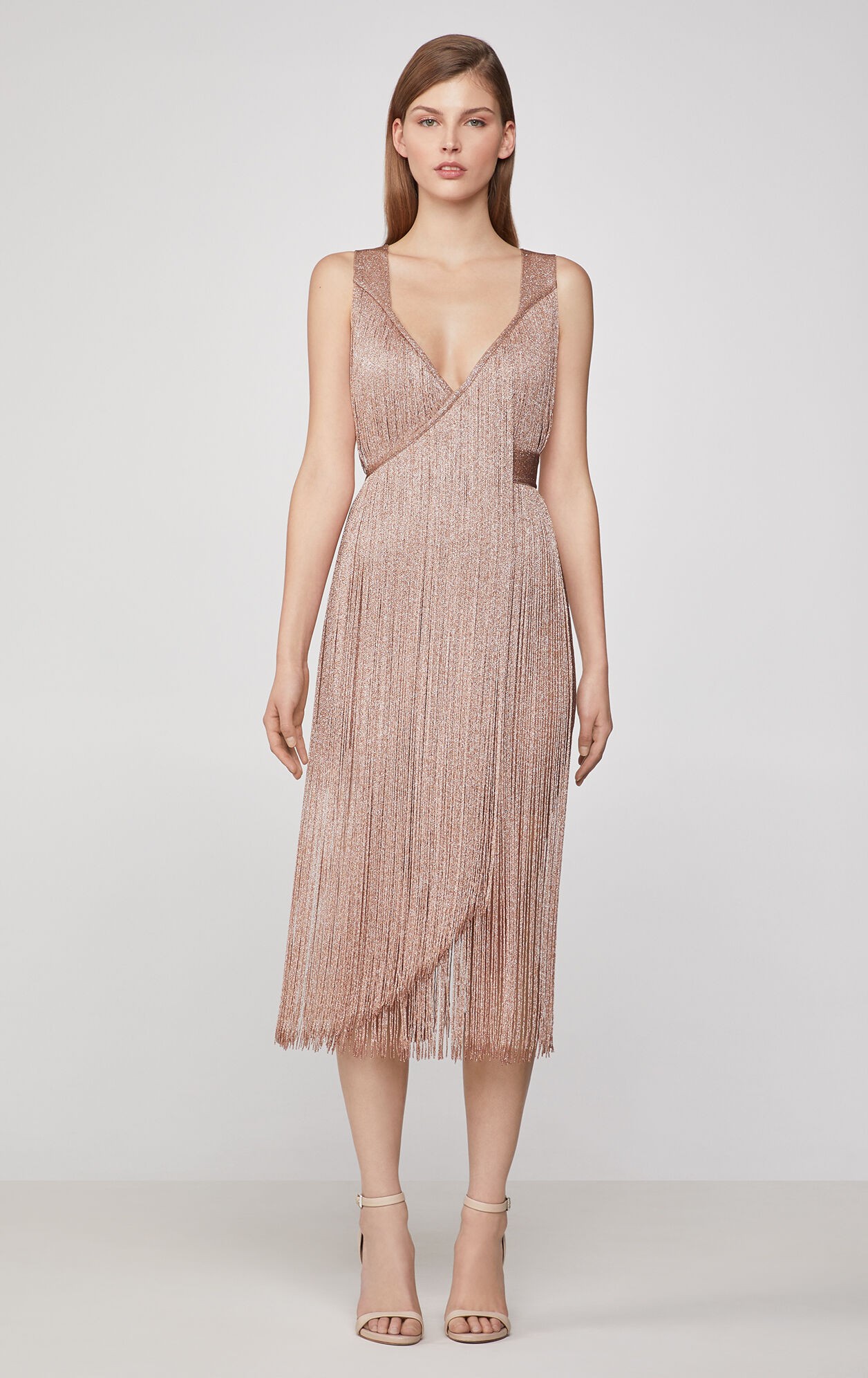 herve leger metallic dress