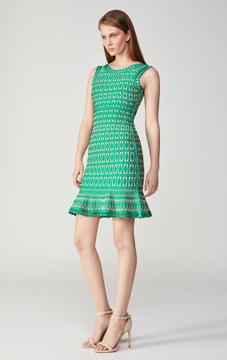 herve leger green dress