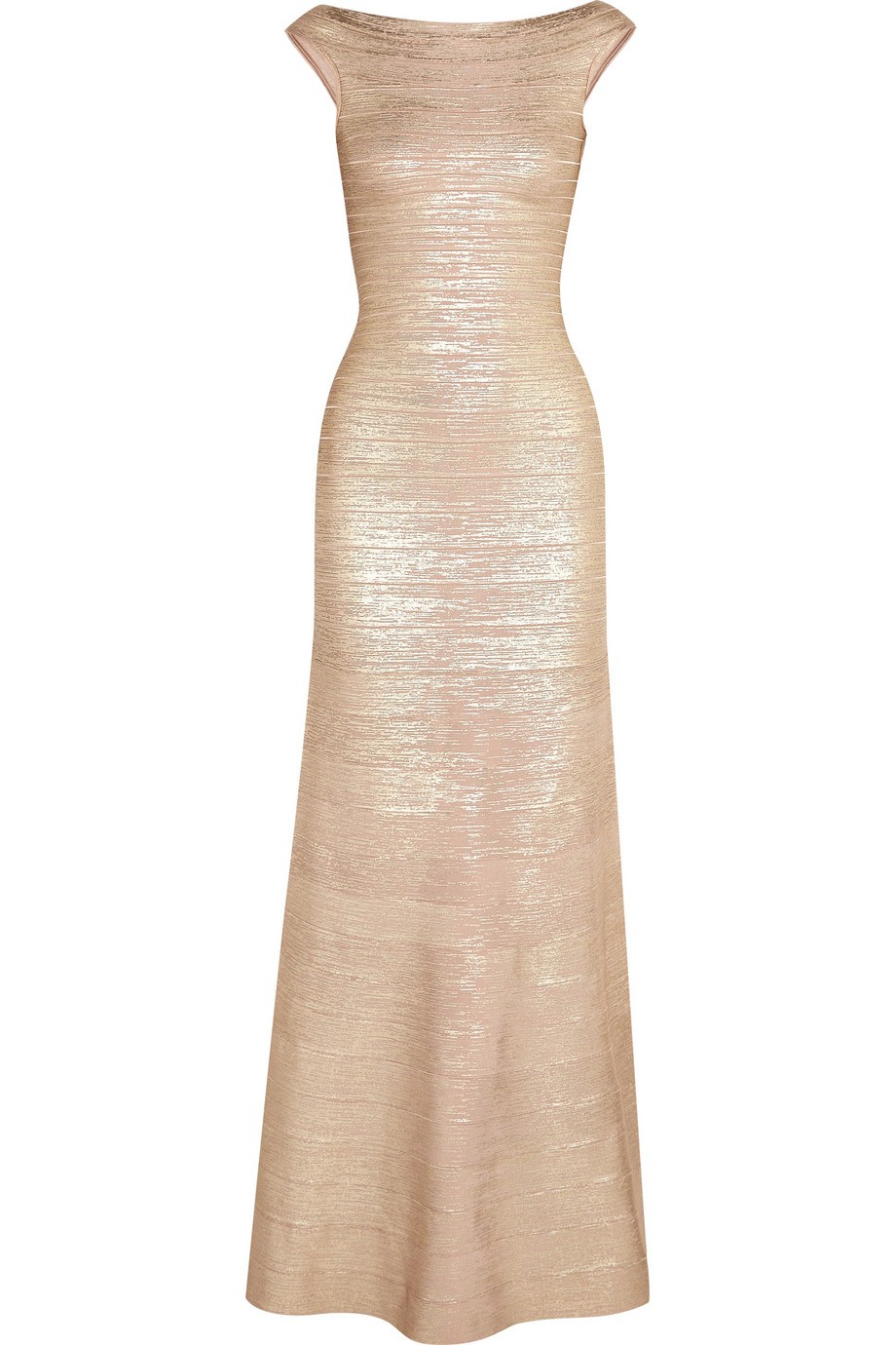 herve leger dress gold