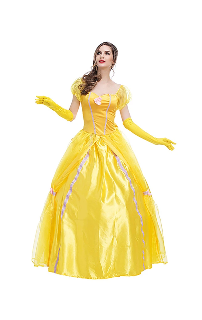 Halloween Cosplay Beauty and the Beast Princess Belle Costume