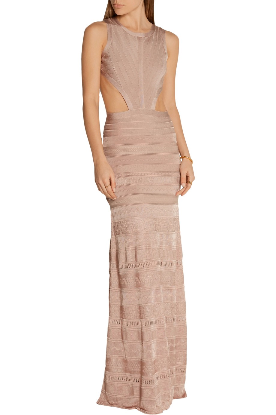 herve leger cutout bandage dress