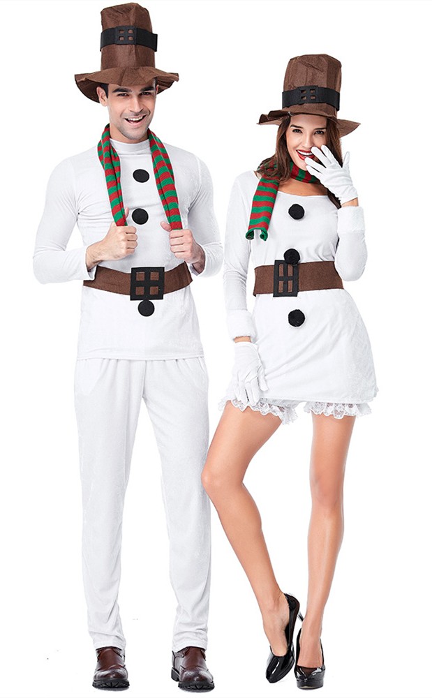 White christmas costume top male
