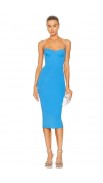 Blue Suspender Bandage Dress