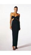 Strapless Wrap Long Party Evening Dress