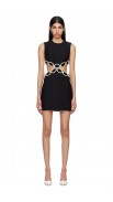 Black Short Cutout Bandage Dress