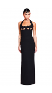 Black Halter Maxi Dress