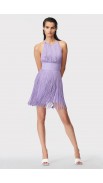 Herve Leger High Neck Fringe Dress