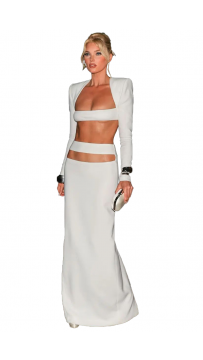 Rosemary Two Piece Set White