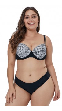 Plus Size Checkered Sexy Sling Bikini Swimsuit