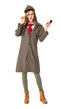 Halloween Female Detective Sherlock Holmes Costume