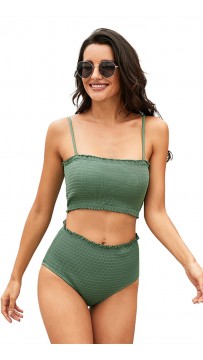 Sexy High Waist Sling Two-Piece Bikini