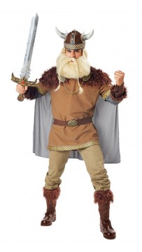 Halloween Man Valiant Viking Fancy Dress Costume