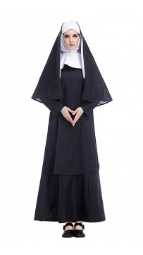 Halloween Costumes Arabic Religious Monk Ghost Cosplay Uniform