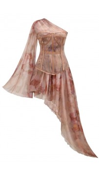 Evangeline Dress In Rose