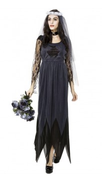 Halloween Party Cosplay Costume Witch Zombie Bride Fancy Dress