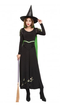 Halloween Party Fake Two Piece Witch Costumes