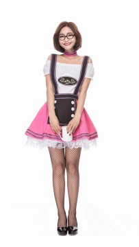 Halloween Deluxe German Oktoberfest Cute Beer Girl Costume