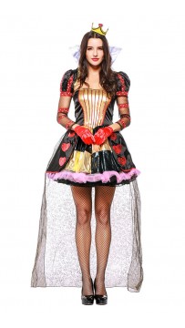 Halloween Alice Heart Queen Costume