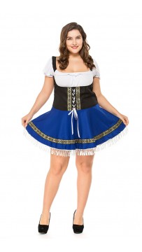 Halloween Wench Oktoberfest Swedish German Beer Girl Sexy Fancy Dress