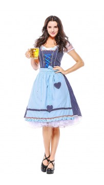 Womens Fraulein Costume for Bavarian Oktoberfest 