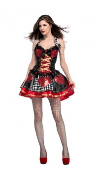 Halloween Women Feisty Queen Of Hearts Costume