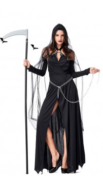 Halloween Black Demon Witch Costumes