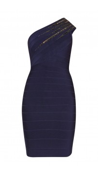 Herve Leger Brianne Starburst Sequined Dress