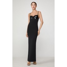 Herve Leger Sequin Ruched Gown