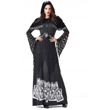 Halloween Cosplay Vampire Sorcerer Long Sleeve Costume