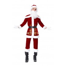 Christmas Costume Santa Claus Adult Cosplay Suit