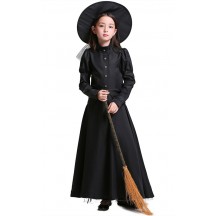 Halloween Wizard Of Oz Black Kids Witch Costume