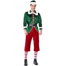 Christmas Elf Costume  Man Party Cosplay Sets