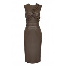 Celebrity Red Carpet Fashion Leather Bodysuit
