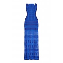 Herve Leger Alejandra Pointelle Bandage Dress