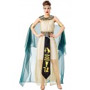 Halloween Cosplay Ancient Egyptian Pharaoh Queen Cleopatra Goddess Costume