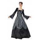 Halloween Costume Gorgeous Vampire Witch Black Court Dress