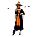 Halloween Costumes Orange Magic Witch 