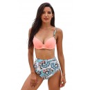 Sexy Print Swimsuit Two-Piece Beach Bikini 