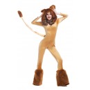 Halloween Women's Hooded Lion Costume